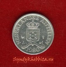 1 цент 1980 год Нидерландские Антильские Острова